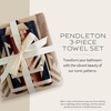 image:imagePendleton 3 Piece Bath Towel Set Bath Hand and WashclothWhite Sands Tan