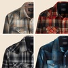 image:imagePendleton Canyon Mens Shirt Long Sleeve Flannel Shirt 100 Virgin Wool  Regular FitBlueTan Ombre