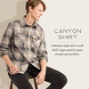image:imagePendleton Canyon Mens Shirt Long Sleeve Flannel Shirt 100 Virgin Wool  Regular FitGrey MixTan Mix Plaid