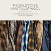 image:imagePendleton Canyon Mens Shirt Long Sleeve Flannel Shirt 100 Virgin Wool  Regular FitRed MixGrey Mix Ombre