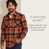image:imagePendleton Canyon Mens Shirt Long Sleeve Flannel Shirt 100 Virgin Wool  Regular FitRedBlack Plaid