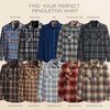 image:imagePendleton Canyon Mens Shirt Long Sleeve Flannel Shirt 100 Virgin Wool  Regular FitTaupeGold Plaid