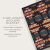 image:imagePendleton Chief Joseph Jacquard Wool Blanket Reversible 64 x 80 InchBlack