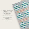image:imagePendleton Chief Joseph Jacquard Wool Blanket Reversible 64 x 80 InchGrey