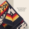 image:imagePendleton Chief Joseph Jacquard Wool Blanket Reversible 64 x 80 InchIvory