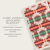 image:imagePendleton Chief Joseph Jacquard Wool Blanket Reversible 64 x 80 InchIvory