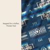 image:imagePendleton Chief Joseph Jacquard Wool Blanket Reversible 64 x 80 InchNavy