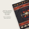 image:imagePendleton Jacquard Napped Throw Blanket WoolCotton Blend 64 x 80 inBig Medicine Oxford