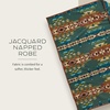 image:imagePendleton Jacquard Napped Throw Blanket WoolCotton Blend 64 x 80 inHighland Peak Balsam