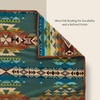 image:imagePendleton Jacquard Napped Throw Blanket WoolCotton Blend 64 x 80 inHighland Peak Balsam
