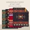 image:imagePendleton Jacquard Napped Throw Blanket WoolCotton Blend 64 x 80 inHighland Peak Balsam