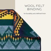 image:imagePendleton Jacquard Napped Throw Blanket WoolCotton Blend 64 x 80 inWildland Heroes