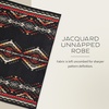 image:imagePendleton Jacquard Unnapped Twin Blanket 64 x 80 in Heirloom Virgin WoolBridger Creek