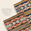 image:imagePendleton Jacquard Unnapped Twin Blanket 64 x 80 in Heirloom Virgin WoolFire Legend Sunset