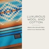 image:imagePendleton Jacquard Unnapped Twin Blanket 64 x 80 in Heirloom Virgin WoolLos Ojos