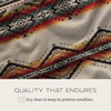 image:imagePendleton Jacquard Unnapped Twin Blanket 64 x 80 in Heirloom Virgin WoolMystic Lake