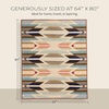 image:imagePendleton Jacquard Unnapped Twin Blanket 64 x 80 in Heirloom Virgin WoolSan Miguel