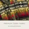 image:imagePendleton Mens 100 Cotton Plush Terry Velour RobeGreen