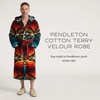 image:imagePendleton Mens 100 Cotton Plush Terry Velour RobeSaltillo Sunset