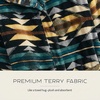 image:imagePendleton Mens 100 Cotton Plush Terry Velour RobeWyeth Trail Charcoal
