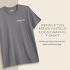 image:imagePendleton Mens Graphic TShirt 100 Cotton Short Sleeve TeeAsphaltIvory