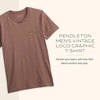image:imagePendleton Mens Graphic TShirt 100 Cotton Short Sleeve TeeCocoaBlack