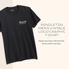 image:imagePendleton Mens Graphic TShirt 100 Cotton Short Sleeve TeeVintage BlackTan