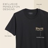 image:imagePendleton Mens Graphic TShirt 100 Cotton Short Sleeve TeeVintage BlackTan