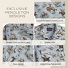 image:imagePendleton Mens Laramie SnapFront Breathable Cotton Short SleeveWild Horse Blue