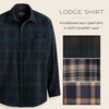 image:imagePendleton Mens Lodge Shirt  Warm and Durable Wool Flannel Shirt for MenGreen Multi Plaid
