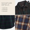 image:imagePendleton Mens Lodge Shirt  Warm and Durable Wool Flannel Shirt for MenGreen Multi Plaid