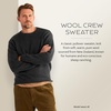 image:imagePendleton Mens Shetland Wool Pullover Mens SweaterBlack Heather