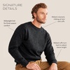 image:imagePendleton Mens Shetland Wool Pullover Mens SweaterBlack Heather