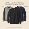 image:imagePendleton Mens Shetland Wool Pullover Mens SweaterBlack Heather
