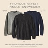 image:imagePendleton Mens Shetland Wool Pullover Mens SweaterIndigo Heather