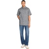 image:imagePendleton Mens Shoreline UltraLight Cotton Shirt Breathable Short SleeveFish Grey