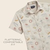 image:imagePendleton Mens Shoreline UltraLight Cotton Shirt Breathable Short SleeveParks Tan