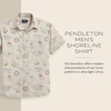 image:imagePendleton Mens Shoreline UltraLight Cotton Shirt Breathable Short SleeveParks Tan