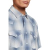 image:imagePendleton Mens Short Sleeve Frontier Shirt Comfortable Cotton PolyesterBlueWhite Ombre
