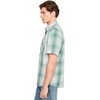 image:imagePendleton Mens Short Sleeve Frontier Shirt Comfortable Cotton PolyesterEcruTurquoise Plaid