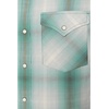 image:imagePendleton Mens Short Sleeve Frontier Shirt Comfortable Cotton PolyesterEcruTurquoise Plaid