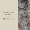 image:imagePendleton Mens Short Sleeve Frontier Shirt Comfortable Cotton PolyesterGreyBlackRed Plaid