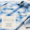 image:imagePendleton Mens Short Sleeve Frontier Shirt Comfortable Cotton PolyesterIvoryBlue Plaid