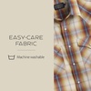 image:imagePendleton Mens Short Sleeve Frontier Shirt Comfortable Cotton PolyesterTanBlueRust Plaid