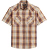 image:imagePendleton Mens Short Sleeve Frontier Shirt Comfortable Cotton PolyesterTanBlueRust Plaid