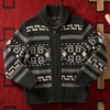 image:imagePendleton Mens The Original Westerley Wool Cable Knit Zip Cardigan SweaterBlack Donegal