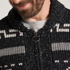 image:imagePendleton Mens The Original Westerley Wool Cable Knit Zip Cardigan SweaterBlack Donegal