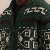 image:imagePendleton Mens The Original Westerley Wool Cable Knit Zip Cardigan SweaterDark Green