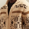 image:imagePendleton Mens The Original Westerley Wool Cable Knit Zip Cardigan SweaterTanBrown