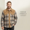 image:imagePendleton Mens Timberline Jacket Outdoor Shirt JacketGrey Camel Plaid